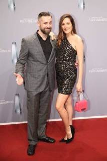 Bürger Lars Dietrich und Johanna Klum bei der Ankunft zur Deutscher Fernsehpreis Verleihung am 26.01.2018 in Koeln Deutscher Fernsehpreis Verleihung 2018 in Koeln