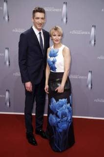 Steffen Hallaschka mit Ehefrau Anne-Katrin Hallaschka bei der Verleihung des Deutschen Fernsehpreises 2018 im Palladium. Köln, 26.01.2018