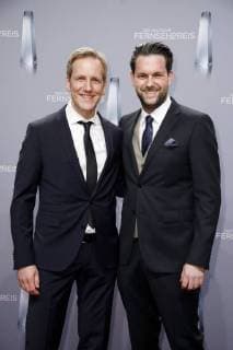 Jan Hahn und Matthias Killing bei der Verleihung des Deutschen Fernsehpreises 2018 im Palladium. Köln, 26.01.2018