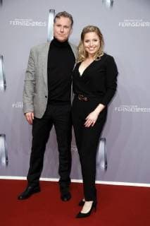 Dirk Borchardt und Caroline Frier bei der Verleihung des Deutschen Fernsehpreises 2018 im Palladium. Köln, 26.01.2018