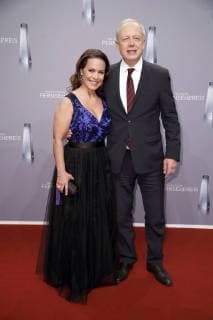 Tom Buhrow mit Freundin Daniela Boff bei der Verleihung des Deutschen Fernsehpreises 2018 im Palladium. Köln, 26.01.2018