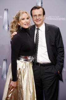 Katja Burkard und Hans Mahr bei der Verleihung des Deutschen Fernsehpreises 2018 im Palladium. Köln, 26.01.2018