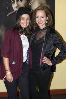 Sarah Alles und Amelie-Plaas Link bei der 60. Verleihung vom Ernst-Lubitsch-Preis 2018 im Kino Babylon. Berlin, 28.01.2018