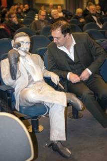 Charly Hübner bei der 60. Verleihung vom Ernst-Lubitsch-Preis 2018 im Kino Babylon. Berlin, 28.01.2018