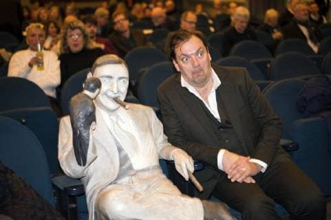 Charly Hübner bei der 60. Verleihung vom Ernst-Lubitsch-Preis 2018 im Kino Babylon. Berlin, 28.01.2018