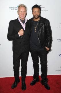 January 29, 2018 - New York, NY, USA - January 28, 2018 New York City..Sting and Shaggy attending Universal Music Group Grammy after party at Spring Studios on January 28, 2018 in New York City. New York USA  - ZUMAny1_ 20180129_zaf_ny1_012 Copyright: xKristinxCallahanx