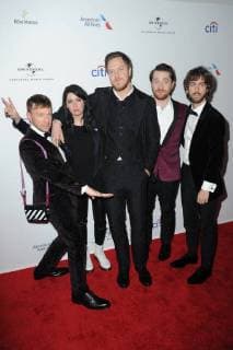 January 29, 2018 - New York, NY, USA - January 28, 2018 New York City..Imagine Dragons and Mandy Lee attending Universal Music Group Grammy after party at Spring Studios on January 28, 2018 in New York City. New York USA  - ZUMAny1_ 20180129_zaf_ny1_018 Copyright: xKristinxCallahanx