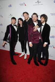 January 29, 2018 - New York, NY, USA - January 28, 2018 New York City..Imagine Dragons and Mandy Lee attending Universal Music Group Grammy after party at Spring Studios on January 28, 2018 in New York City. New York USA  - ZUMAny1_ 20180129_zaf_ny1_019 Copyright: xKristinxCallahanx