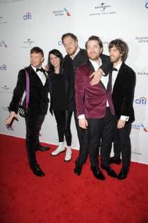 January 29, 2018 - New York, NY, USA - January 28, 2018 New York City..Imagine Dragons and Mandy Lee attending Universal Music Group Grammy after party at Spring Studios on January 28, 2018 in New York City. New York USA  - ZUMAny1_ 20180129_zaf_ny1_020 Copyright: xKristinxCallahanx