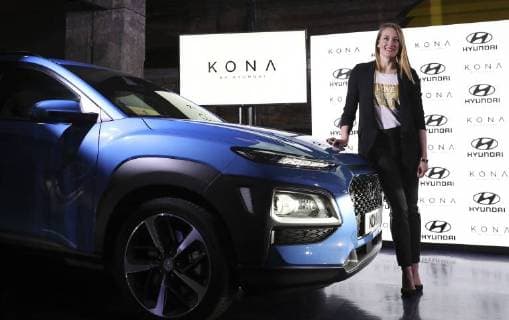 Spanish swimmer and world champion Mireia Belmonte attends the presentation of a new Hyundai vehicle at Madrid, Spain, 29 January 2018. Spanish Mireia Belmonte attends new vehicle presentation !ACHTUNG: NUR REDAKTIONELLE NUTZUNG!  Copyright: xBALLESTEROSx GRAF9701 20180129-636528332940306999