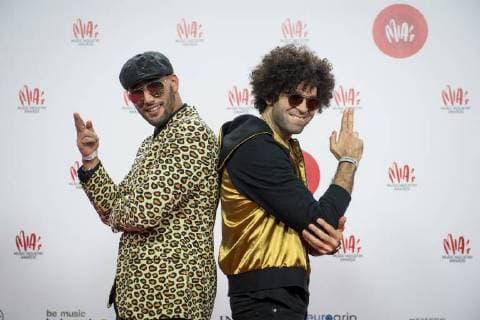 Directors Bilall Fallah and Adil El Arbi pictured on the red carpet at the arrival for the eleventh edition of the MIA s (Music Industry Award) award show, in Brussels, Tuesday 30 January 2018. The MIA awards are handed out by the VRT and Kunstenpunt.  JASPERxJACOBS 05286582