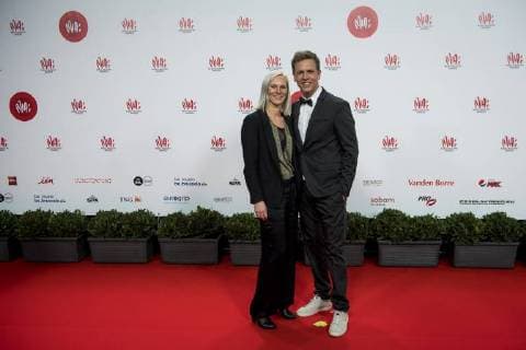 James Cooke pictured on the red carpet at the arrival for the eleventh edition of the MIA s (Music Industry Award) award show, in Brussels, Tuesday 30 January 2018. The MIA awards are handed out by the VRT and Kunstenpunt.  JASPERxJACOBS 05286607