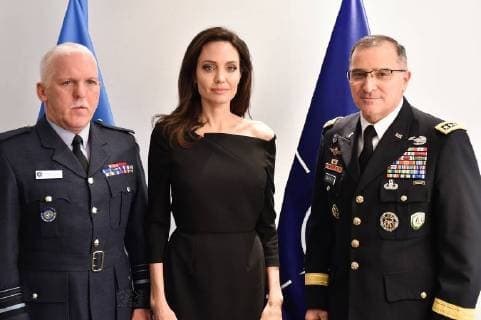 Visit to NATO by Angelina Jolie, Special Envoy for the United Nations High Commissioner for Refugees Angelina Jolie Bruxelles Belgium  571371