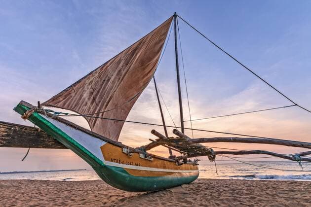 Negombo Beach, Oruwa, Colombo, Western Province, Sri Lanka, Asia