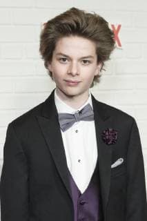 USA: Netflix Everything Sucks premiere Quinn Liebling wearing suit by Joseph Abboud attends Netflix premiere Everything Sucks! season 1 at AMC 34th street New York New York United States AMC 34th Street  LevxRadin