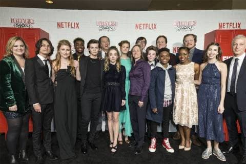 USA: Netflix Everything Sucks premiere Cast attends Netflix premiere Everything Sucks! season 1 at AMC 34th street New York New York United States AMC 34th Street  LevxRadin