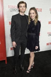 USA: Netflix Everything Sucks premiere Elijah Stevenson and Sydney Sweeney attend Netflix premiere Everything Sucks! season 1 at AMC 34th street New York New York United States AMC 34th Street  LevxRadin