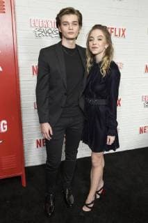 USA: Netflix Everything Sucks premiere Elijah Stevenson and Sydney Sweeney attend Netflix premiere Everything Sucks! season 1 at AMC 34th street New York New York United States AMC 34th Street  LevxRadin