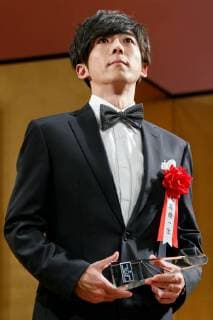 Japanese actor Issei Takahashi attends the Elan d Or Award ceremony on February 1, 2018, Tokyo, Japan. The award organized by the All Nippon Producers Association (ANPA) recognizes outstanding actors, movies and TV dramas.  (gxta_elandor049)