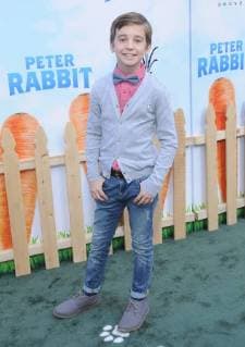 February 3, 2018 - Los Angeles, CA, U.S. - 03 February 2018 - Los Angeles, California - Parker Bates. Peter Rabbit Los Angeles Premiere held at The Grove. Photo Credit: Birdie Thompson AdMedia Los Angeles U.S. - ZUMAa123 20180203_zaa_a123_108 Copyright: xBirdiexThompsonAdmediax