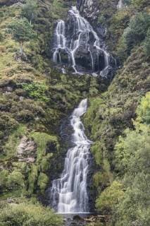 Asseranca Waterfall near Ardara, County Donegal, Ulster, Republic of Ireland, Europe Copyright: DavidxSpeight 1266-41