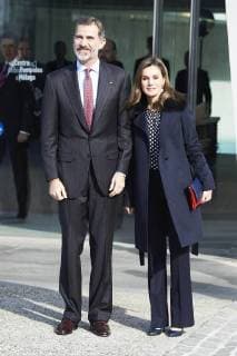 06-02-2018 Spain Queen Letizia and King Felipe during the presentation of the Golden Medals to the Fine Arts Merit at the Centre Pompidou in Malaga No Spain  Copyright: xPPE THORTONx