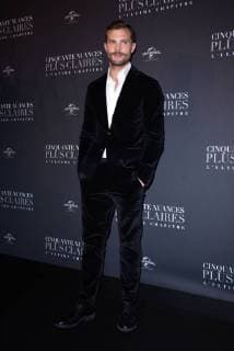 Fifty Shades of Grey 3 Premiere in Paris Jamie Dornan ( acteur ) lors du photocall pour l avant premiere du film 50 NUANCES PLUS CLAIRES a Paris CELEBRITES : Avant premiere du film 50 NUANCES PLUS CLAIRES - Paris - 06 02 2018 FedericoPestellini Panoramic 
