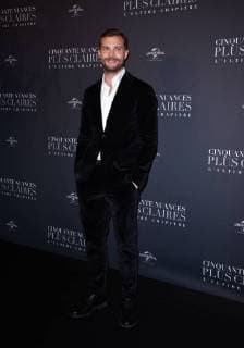 Fifty Shades of Grey 3 Premiere in Paris Jamie Dornan ( acteur ) lors du photocall pour l avant premiere du film 50 NUANCES PLUS CLAIRES a Paris CELEBRITES : Avant premiere du film 50 NUANCES PLUS CLAIRES - Paris - 06 02 2018 FedericoPestellini Panoramic 