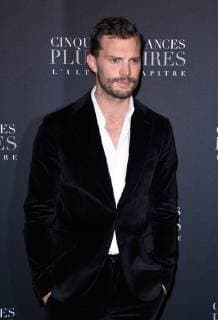 Fifty Shades of Grey 3 Premiere in Paris Jamie Dornan ( acteur ) lors du photocall pour l avant premiere du film 50 NUANCES PLUS CLAIRES a Paris CELEBRITES : Avant premiere du film 50 NUANCES PLUS CLAIRES - Paris - 06 02 2018 FedericoPestellini Panoramic
