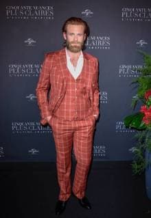 Fifty Shades of Grey 3 Premiere in Paris Eric Johnson ( acteur ) lors du photocall pour l avant premiere du film 50 NUANCES PLUS CLAIRES a Paris CELEBRITES : Avant premiere du film 50 NUANCES PLUS CLAIRES - Paris - 06 02 2018 FedericoPestellini Panoramic 