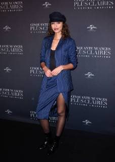 Fifty Shades of Grey 3 Premiere in Paris Flora Coquerel ( Miss France 2014 ) lors du photocall pour l avant premiere du film 50 NUANCES PLUS CLAIRES a Paris CELEBRITES : Avant premiere du film 50 NUANCES PLUS CLAIRES - Paris - 06 02 2018 FedericoPestellini Panoramic 
