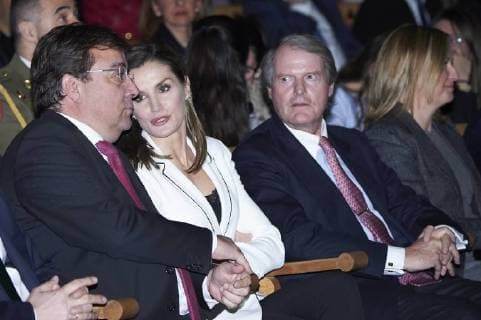07-02-2018 Spain Queen Letizia during the Princess of Girona 2018 prize for Arts and Literature at the Alcazaba center in Madrid. No Spain  Copyright: xPPE THORTONx