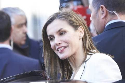 07-02-2018 Spain Queen Letizia during the Princess of Girona 2018 prize for Arts and Literature at the Alcazaba center in Madrid. No Spain  Copyright: xPPE THORTONx