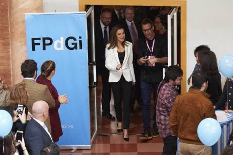 07-02-2018 Spain Queen Letizia during the Princess of Girona 2018 prize for Arts and Literature at the Alcazaba center in Madrid. No Spain  Copyright: xPPE THORTONx