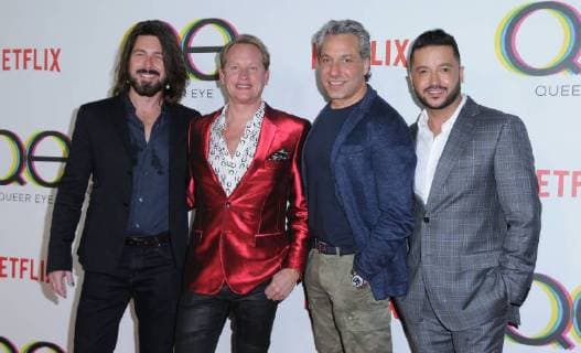 February 7, 2018 - West Hollywood, CA, U.S. - 07 February 2018 - West Hollywood, California - Kyan Douglas, Carson Kressley, Thom Filicia, Jai Rodriguez. Netflix s Queer Eye Season 1 Premiere held at the Pacific Design Center. Photo Credit: Birdie Thompson AdMedia West Hollywood U.S. - ZUMAa123 20180207_zaa_a123_152 Copyright: xBirdiexThompsonAdmediax