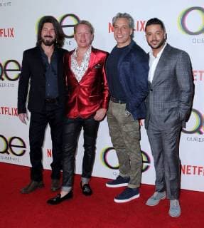 February 7, 2018 - West Hollywood, CA, U.S. - 07 February 2018 - West Hollywood, California - Kyan Douglas, Carson Kressley, Thom Filicia, Jai Rodriguez. Netflix s Queer Eye Season 1 Premiere held at the Pacific Design Center. Photo Credit: Birdie Thompson AdMedia West Hollywood U.S. - ZUMAa123 20180207_zaa_a123_179 Copyright: xBirdiexThompsonAdmediax