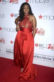Tatyana Ali bei der Red Dress Collection 2018 Fashion Show während der New York Fashion Week im Hammerstein Ballroom. New York, 08.02.2018