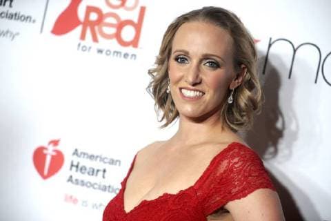 Dana Vollmer bei der Red Dress Collection 2018 Fashion Show während der New York Fashion Week im Hammerstein Ballroom. New York, 08.02.2018