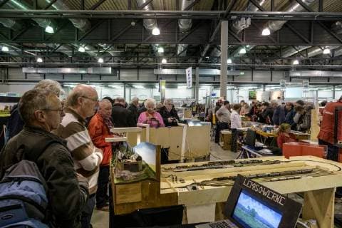 Chemnitz 20180209 , Dresden , In der Messe Dresden fand die 14 Erlebnis Modellbahn statt. Diese wird vom Modellbahnclub Pirna geleitet. Copyright: xKunz Eibner-Pressefotox EP_Kunz