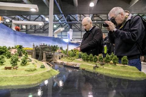 Chemnitz 20180209 , Dresden , In der Messe Dresden fand die 14 Erlebnis Modellbahn statt. Diese wird vom Modellbahnclub Pirna geleitet. Copyright: xKunz Eibner-Pressefotox EP_Kunz