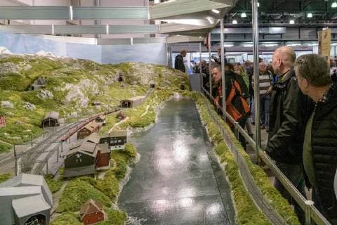 Chemnitz 20180209 , Dresden , In der Messe Dresden fand die 14 Erlebnis Modellbahn statt. Diese wird vom Modellbahnclub Pirna geleitet. Copyright: xKunz Eibner-Pressefotox EP_Kunz