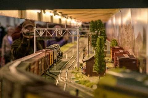 Chemnitz 20180209 , Dresden , In der Messe Dresden fand die 14 Erlebnis Modellbahn statt. Diese wird vom Modellbahnclub Pirna geleitet. Copyright: xKunz Eibner-Pressefotox EP_Kunz