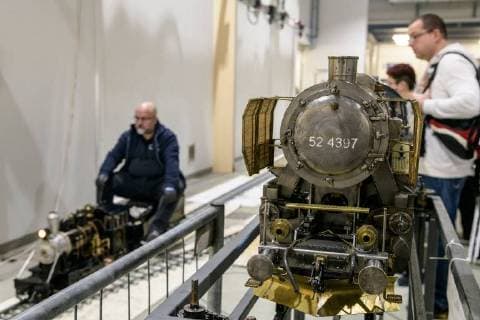 Chemnitz 20180209 , Dresden , In der Messe Dresden fand die 14 Erlebnis Modellbahn statt. Diese wird vom Modellbahnclub Pirna geleitet. Copyright: xKunz Eibner-Pressefotox EP_Kunz