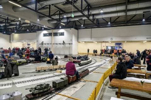 Chemnitz 20180209 , Dresden , In der Messe Dresden fand die 14 Erlebnis Modellbahn statt. Diese wird vom Modellbahnclub Pirna geleitet. Copyright: xKunz Eibner-Pressefotox EP_Kunz