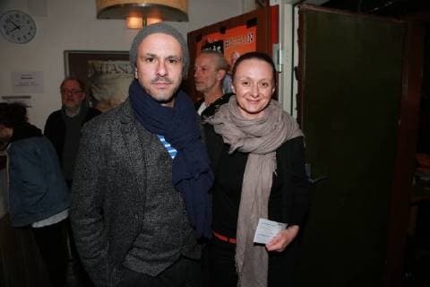 Premiere - Stinazer Delikatessen Wien, Orpheum, 13. 02. 2018 Gerti DRASSL mit Mann Sami LORIS