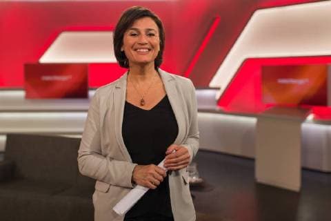 Bilder des Tages Berlin Sandra Maischberger - Moderatorin, MAISCHBERGER am Mittwoch, Thema - Das GroKo-Drama - Zerlegen sich die Volksparteien, 14.02.2018, *** Berlin Sandra Maischberger presenter mash BERGER on Wednesday issue the GroKo drama disassembly is the parties 14 02 2018 Copyright: xUwexKoch xEibner-Pressefotox EP_ukh