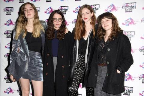 The Big Moon bei der Verleihung der NME Awards 2018 in der Brixton Academy. London, 14.02.2018 The Big Moon