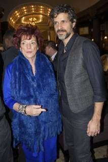 Regina Ziegler und Pasquale Aleardi bei der Verleihung des Blaue Blume Award 2018 im Restaurant Grosz. Berlin, 14.02.2018