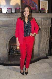 Sarah Alles bei der Verleihung des Blaue Blume Award 2018 im Restaurant Grosz. Berlin, 14.02.2018