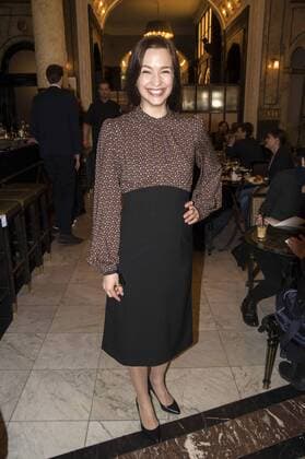 Uta Kargel bei der Verleihung des Blaue Blume Award 2018 im Restaurant Grosz. Berlin, 14.02.2018